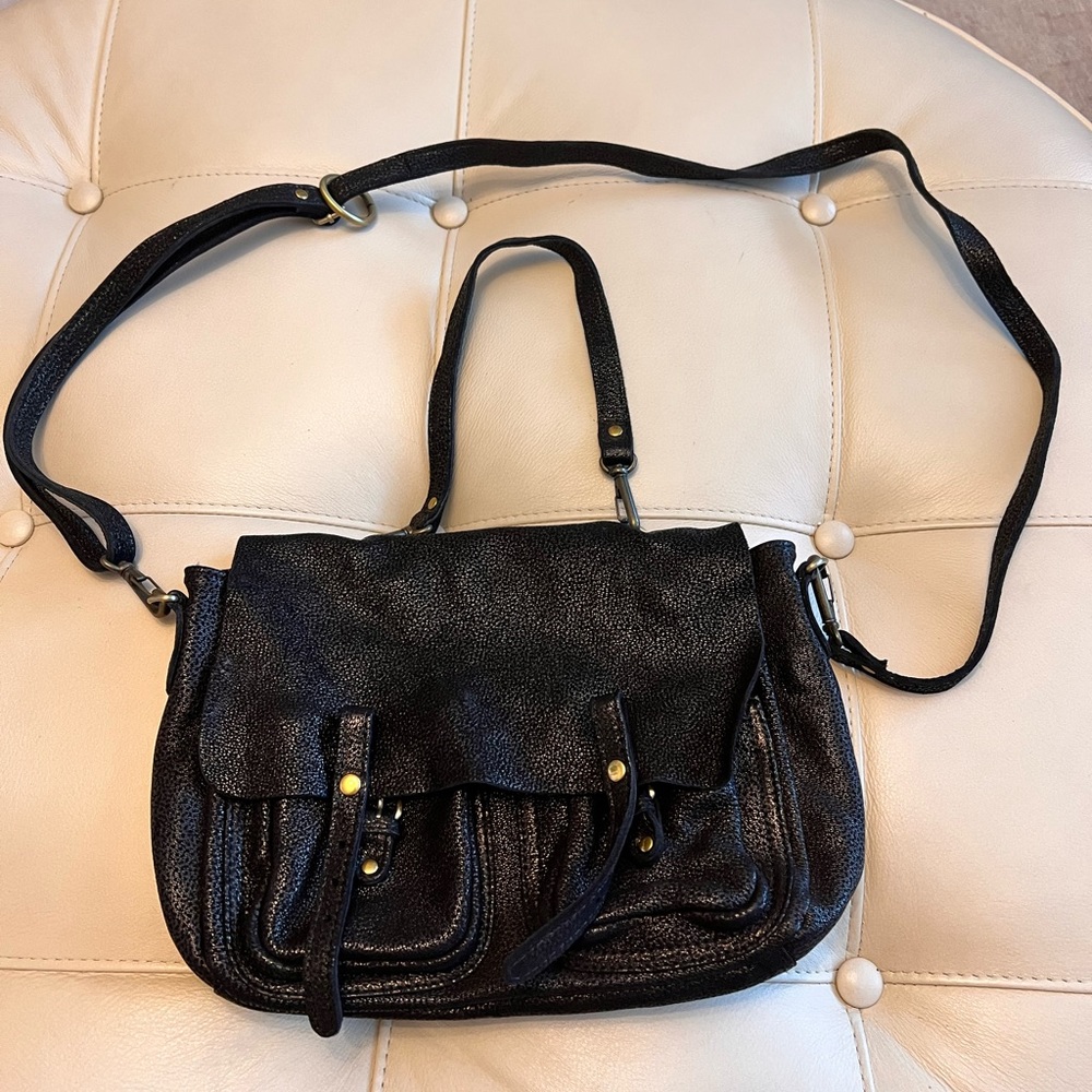 Free people black crossbody